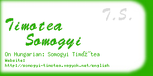 timotea somogyi business card